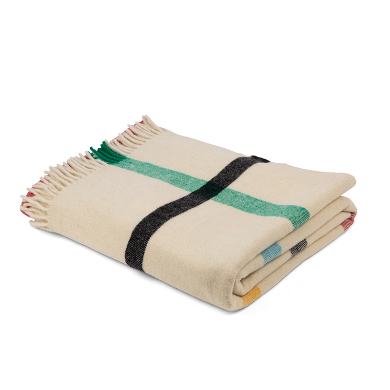 Lana Prima Wool Blanket, 180 x 140cm, Rainbow