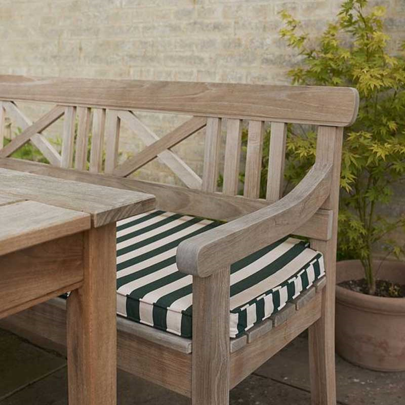 Drachmann Cushion, 51 x 165 cm, Light Apricot/Dark Green