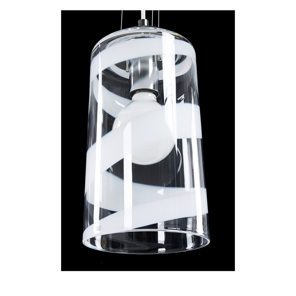 Kosta Boda, Power pendulum, H31 x D16cm Anna Ehrner, clear