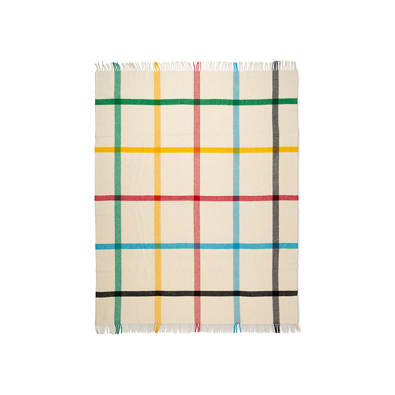 Lana Prima Wool Blanket, 180 x 140cm, Rainbow