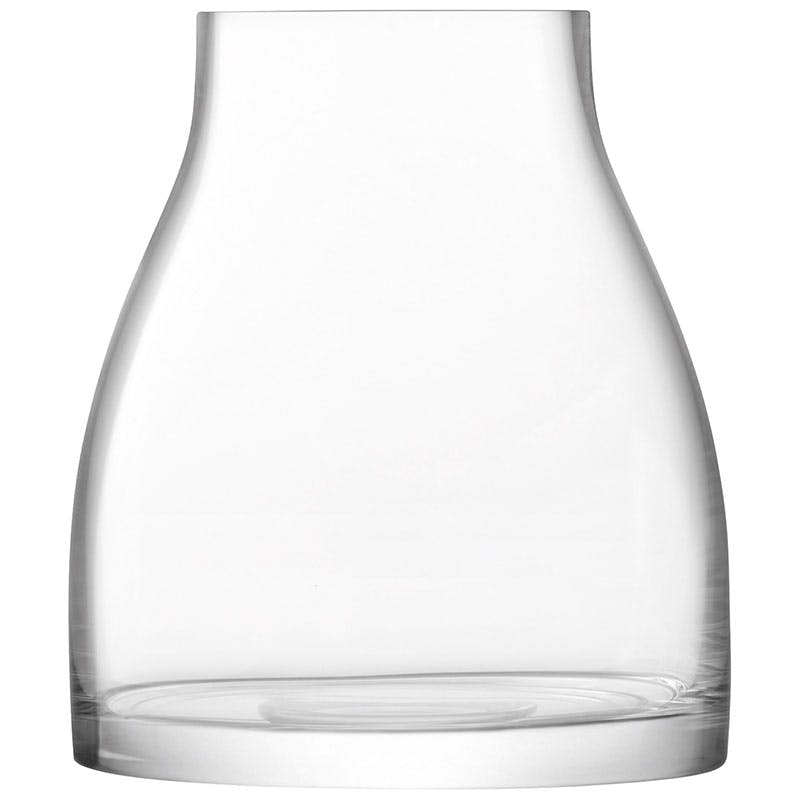 Flower Kiln Vase, H21 cm, Clear